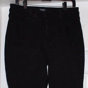 Size 14 Time & Tru High Rise Skinny Black Jeans